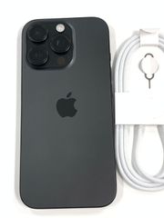 美品 電池100%SIMフリー iPhone16 Pro 128GB ブラックチタニウム