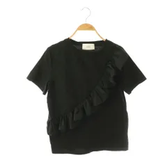 ナルシス Narcissus フリル 半袖カットソー Tシャツ F ブラック /CX ■OSのサムネイル