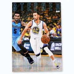 ステフィンカリー クリスポール NBA バスケ 大判両面ポスター B2のサムネイル