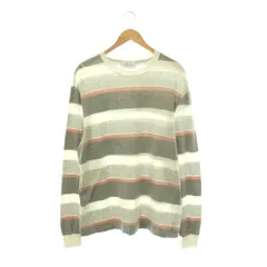 アンユーズド UNUSED Long-sleeve border T-shirt ボーダーカットソー 3 グレー 白 サーモンピンク US2342 /CX ■OS ■SHのサムネイル