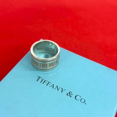 極 美品 TIFFANY&Co. ティファニー ワイド アトラス リング シルバー