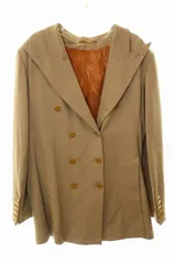 ヴィヴィアンウエストウッド Vivienne Westwood DOUBLE BREASTED TAILORED JACKET SIZE 12 ゴールドレーベル ダブル ブレスト テーラード ジャケット キャメル 【中古】☆AA★●260521のサムネイル