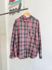 UNKNOWN チェック シャツ フーディーのサムネイル