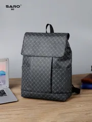 バッグ メンズ バックパック メンズカジュアルファッション トラベルバックパック、フリップカバー式、軽量&ポータブル、旅行、キャンプ、ハイキング、学校、学生、若者、必需品ギフトに適しています
