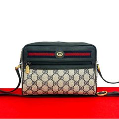 極 美品 GUCCI グッチ オールドグッチ ヴィンテージ シェリーライン GG