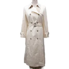 ダックス DAKS トレンチコート ロング丈 裏地チェック 38 アイボリー 11-381488 ■IBO96のサムネイル