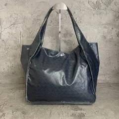 未使用級　A4収納可能　PELLE BORSA　ペレボルサ　トートバッグ　肩がけ　アライブシリーズ　軽量　撥水　紺　ネイビーのサムネイル