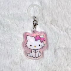 チャーミーキティ】北海道限定 ラベンダー ファーキーホルダー - メルカリ