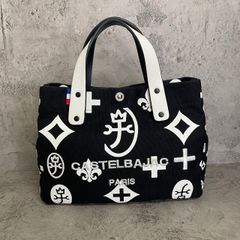 極美品】カステルバジャック アミン2 トートバッグ パープル バイ
