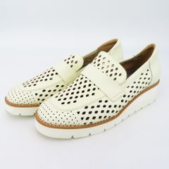 美品♪ミスキョウコ・デザインスリッポン 4E 23.5cm ホワイト - メルカリ