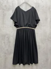 URBAN RESEARCH ROSSO アーバンリサーチロッソ フリルスリーブ ワンピース sizeF/黒 ■◆レディースのサムネイル