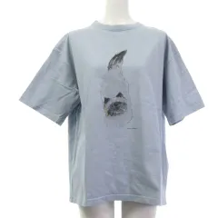 イール EEL タグ付き ヒラノトシユキ Tシャツ カットソー 半袖 青 ブルー Sのサムネイル