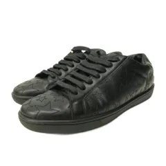 サンローラン パリ SAINT LAURENT PARIS コートクラシック COURT CLASSIC スニーカー シューズ ローカット レザー スター 38 25.0cm 黒 ブラック 0209 ■MNK5のサムネイル