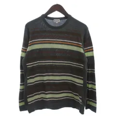 ジョセフオム JOSEPH HOMME Tシャツ カットソー 長袖 クルーネック ボーダー紺 ネイビー 44のサムネイル