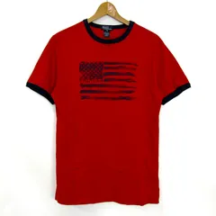 ポロバイラルフローレン 半袖Ｔシャツ コットン ブランド トップス 赤 キッズ 男の子用 160サイズ レッド Polo by Ralph Lauren 【中古】のサムネイル