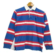 ポロバイラルフローレン 長袖シャツ コットン ブランド トップス キッズ 男の子用 150サイズ ブルー×レッド Polo by Ralph Lauren 【中古】のサムネイル