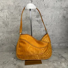 美品　ETRO エトロ　アクセサリーポーチ　ショルダーバッグ　ペイズリー柄　レザー　オレンジのサムネイル