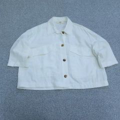 MORABITO PREMIER アイボリー ショート丈シャツ 38 - メルカリ