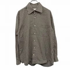 【中古】[印象AB] element of SIMPLE LIFE エレメントオブシンプルライフ シャツ メンズ L ブラウン ブラウン×ブラック×ベージュ 茶×黒×ベージュ 綿100% コットン100% チェック柄 レギュラーカラー 長袖 古着のサムネイル