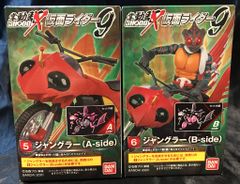 バンダイ SHODO-X 仮面ライダー 9 仮面ライダーアマゾン ジャングラー（A-side）+（B-side） 5+6セット