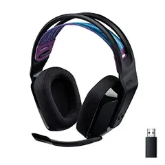 Logicool G ゲーミングヘッドセット G535 ワイヤレス ヘッドセット G535BK 超軽量 236g マイク