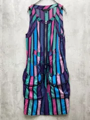 MARC BY MARC JACOBS マークバイマークジェイコブス ストライプ ノースリーブ ミニ ワンピース size2/カラフル ■◆◎レディースのサムネイル