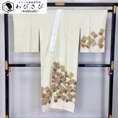 ☆ 長襦袢 百人一首 薄利休白茶色 しつけ糸 半衿付 J-392 長襦袢 百人一首 薄利休白茶色 しつけ糸 半衿付 J-392 - メルカリ