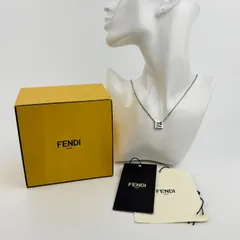 【中古】FENDI フェンディ FFロゴ アクセサリー ネックレス シルバー ヴィンテージ レディース【中古美品】HIBUOCHI VINTAGE hboc260518a16のサムネイル