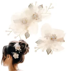 【新着商品】和装 浴衣 成人式 小さい 結婚式 花 髪飾り 髪飾り 着物 パール ヘアアクセサリー 髪留め