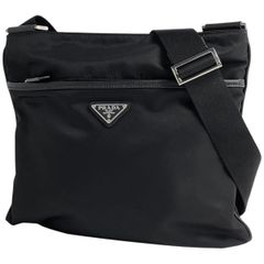 極品】PRADA プラダ BT0773 ショルダーバッグ ポシェット ブラック 