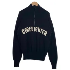 CORE FIGHTER コアファイター ハーフジップ ニット カーディガン ブラック Size XLのサムネイル