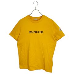美品】モンクレール メンズ Tシャツ マスタードイエロー（サイズL 