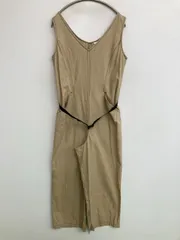 MOUSSY マウジー つなぎ/オールインワン 1 ベージュ クロップド・半端丈 コットン リネン・麻 レディース