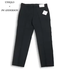 【新品 未使用】 UNIQLO × JW ANDERSON ユニクロ JWアンダーソン 春夏★ ストレッチ スラックス パンツ Sz.79cm メンズ 黒