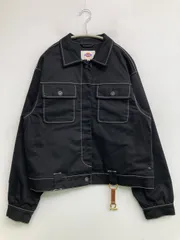 Dickies ディッキーズ ブルゾン M ブラック コットン 無地 ブランドロゴ ショート丈 フードなし ボタン留め レディースのサムネイル