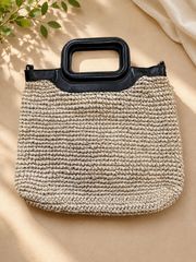 アニタビラルディ②カットアウト レザーハンドバッグ 巾着 - メルカリ