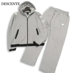 DESCENTE デサント 通年 Move Sport★ パーカー パンツ  セットアップ 上下セット Sz.L / O メンズ グレー トレーニングのサムネイル