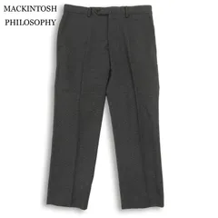 MACKINTOSH PHILOSOPHY TROTTER マッキントッシュ フィロソフィー 通年 テーパード スラックス パンツ Sz.38　メンズ グレーのサムネイル