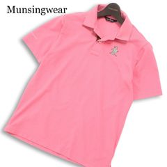 MUNSING WEAR メンズ 半袖ポロシャツ M ピンク - メルカリ