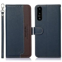 【新品】 WANWO Xperia 5 IV ケース 手帳型 エクスペリア 5 IV SO-54C SOG09 カバー 財布型 ストラップ付き [RFIDブロッキング] 高級PUレザー マグネット開閉式 カード収納 横置きスタンド機能 耐衝撃 人気 便利  1のサムネイル