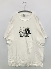 ALSTYLE アルスタイル Tシャツ/カットソー L ホワイト 前面プリント ミドル丈 半袖 クルーネック(丸首) メンズ レディース