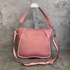 美品　Cole Haan　コールハーン　2way ショルダーバッグ　ネオプレン　ミッドサイズ　クロスボディ　ロゼットカラー