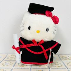 ハローキティ 卒業式ぬいぐるみ アカデミックガウン＆角帽 - メルカリ