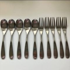 연 30 스푼 소 15 포크 15 전용