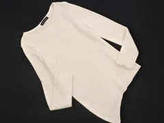 HIROKO KOSHINO ヒロココシノ アシンメトリー ラメ ニット セーター size38/白 ■◇ レディースのサムネイル