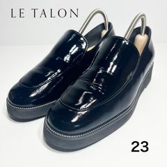 極美品❗️LE TALON ルタロン 厚底 スタッズピース ローファー 25.0