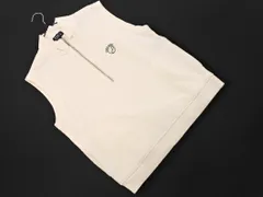 PEARLY GATES パーリーゲイツ GOLF ゴルフ ポケット ハーフジップ ベスト size1/白 ◇■ レディースのサムネイル