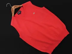 PEARLY GATES パーリーゲイツ GOLF ゴルフ Vネック ニット ベスト size1/ピンク ■◇ レディースのサムネイル