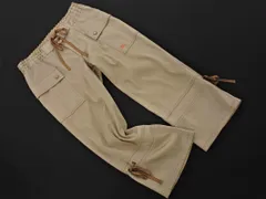 BURBERRY BLUE LABEL バーバリーブルーレーベル サテン クロップド パンツ size38/ベージュ ■◇ レディース