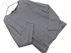 Ralph Lauren ラルフローレン ラメ ボーダー カットソー sizeS/紺 ■◇ レディースのサムネイル